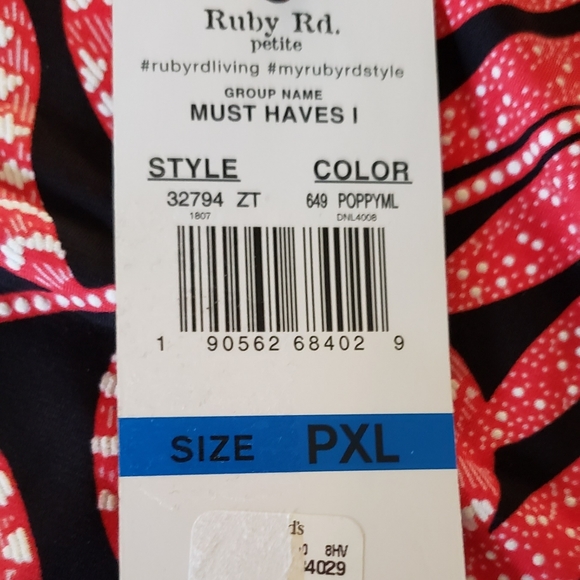 Ruby Rd Floral Top - Picture 4 of 4